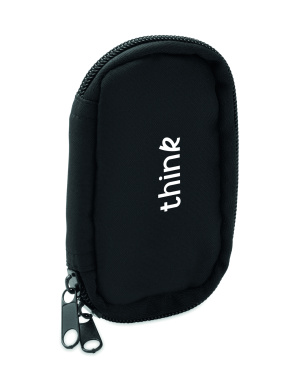 Logo trade business gift photo of: Key case in 300D RPET