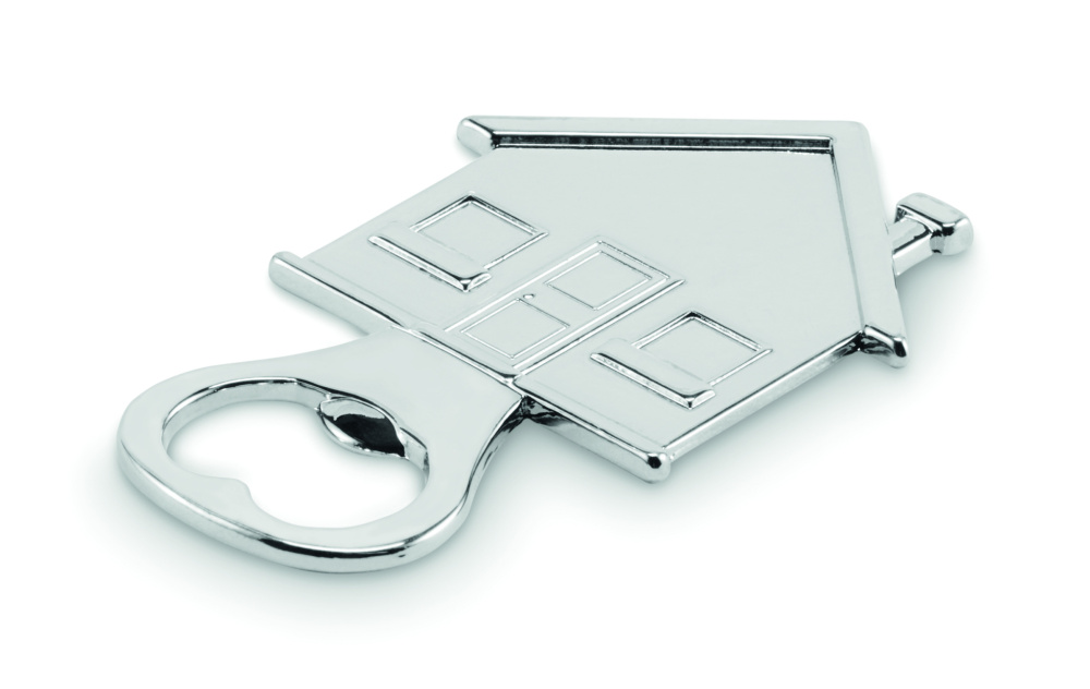 Logo trade promotional gifts image of: House shape bottle opener
