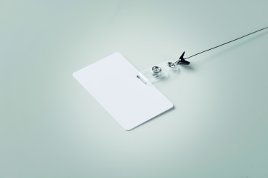 Logo trade promotional merchandise photo of: Lanyard badge 54 x 86mm