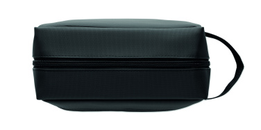 Logo trade corporate gifts image of: Toiletry bag in 600D RPET