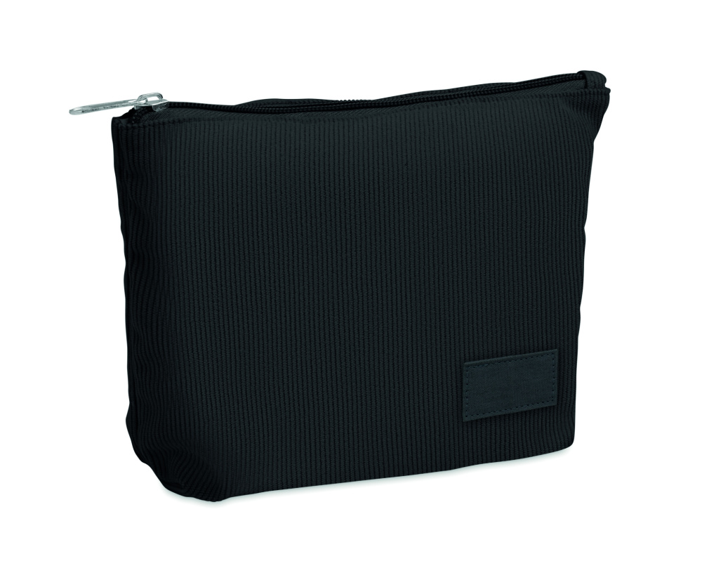 Logotrade corporate gift image of: Corduroy cosmetic bag