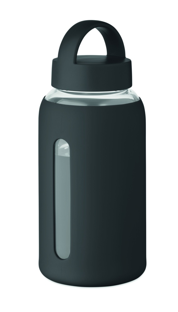 Logo trade promotional giveaways image of: High borosilicate glass bottle