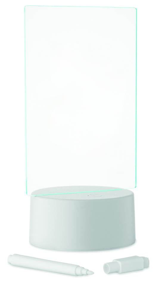 Logo trade promotional product photo of: Light-up LED memo board