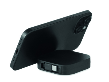 Logo trade promotional giveaway photo of: 100W retractable charging cable