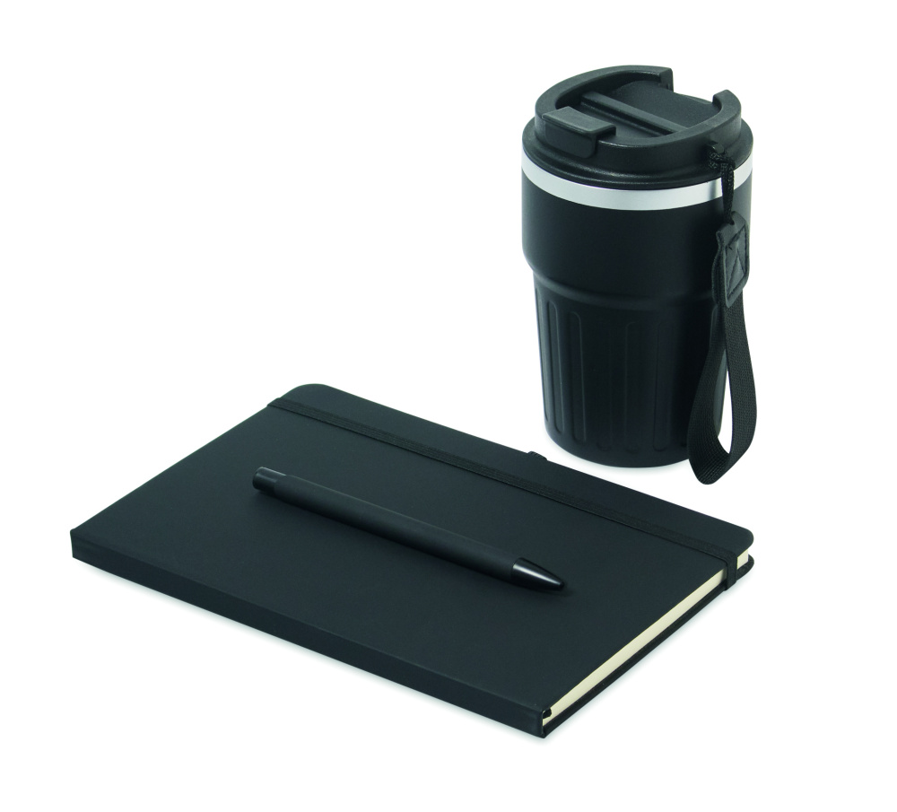 Logo trade promotional giveaways image of: 3 piece gift set in box