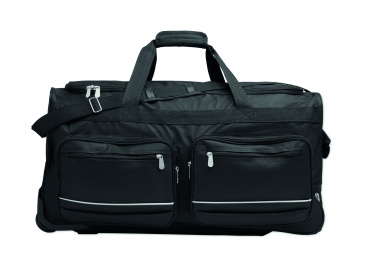Logotrade promotional giveaway image of: Duffle bag trolley 600D RPET