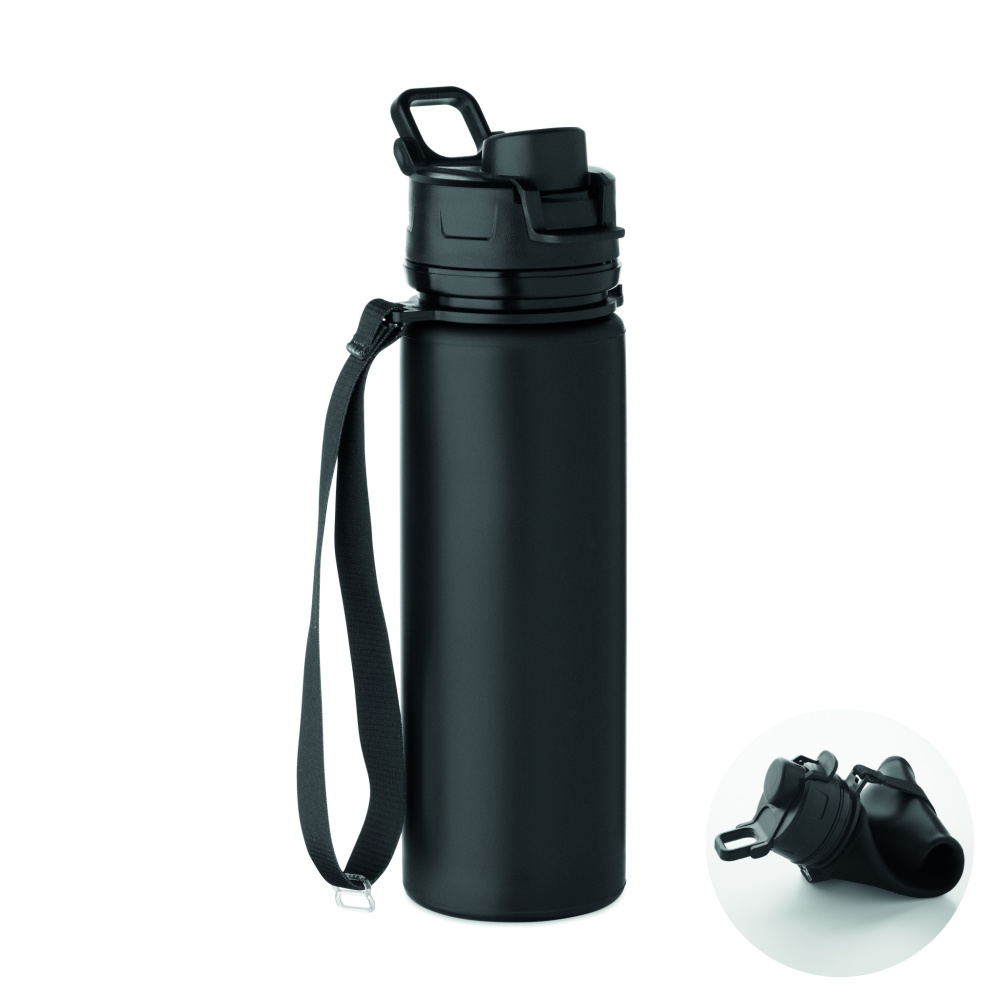 Logotrade promotional product picture of: Foldable silicone sports bottle