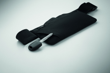 Logo trade promotional items image of: Sports waist bag 600D RPET