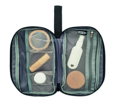 Logo trade promotional products picture of: Toiletry bag 600D RPET