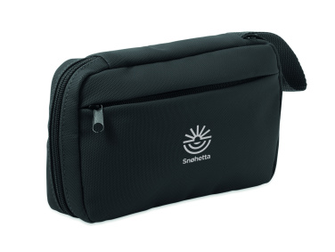 Logotrade promotional giveaway image of: Toiletry bag 600D RPET