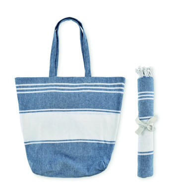 Logotrade promotional giveaways photo of: Beach bag with hammam towel