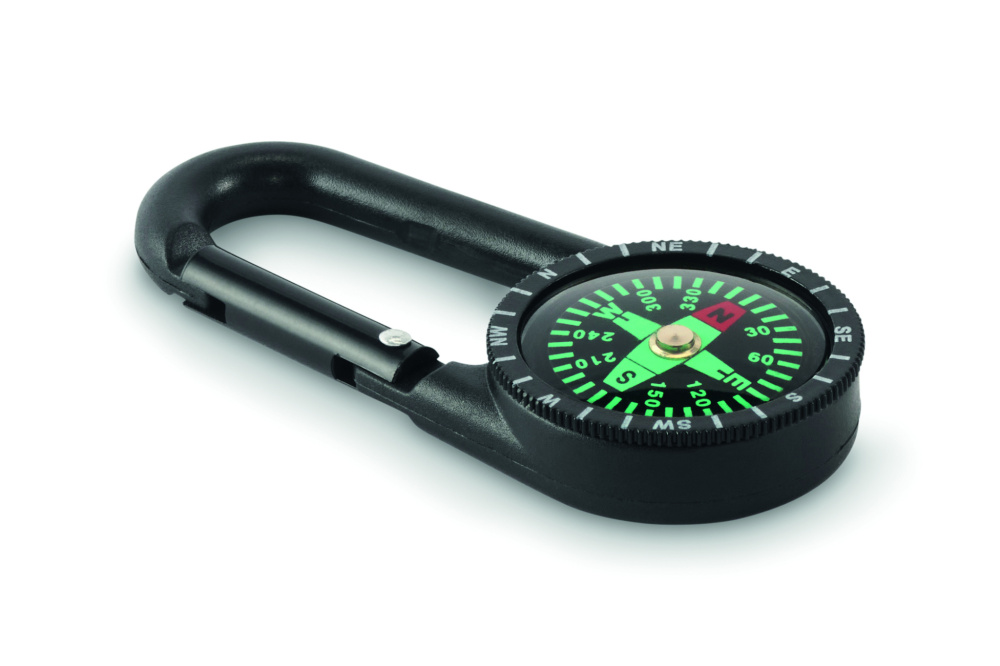 Logotrade promotional gift image of: Outdoor compass with carabiner