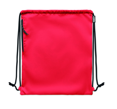 Logotrade promotional giveaway picture of: Large drawstring bag 300D RPET