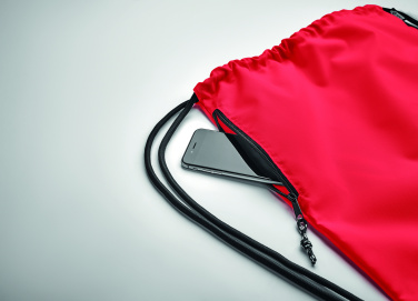 Logotrade corporate gifts photo of: Large drawstring bag 300D RPET