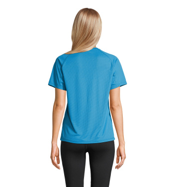 Logo trade promotional merchandise image of: VORTEX WOMEN RAGLAN T-SHIRT