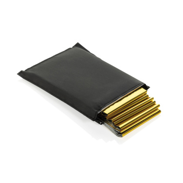 Logotrade corporate gifts photo of: Solra emergency blanket in RCS recycled RPET pouch