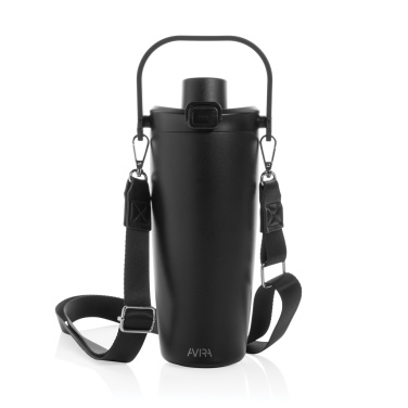 Logo trade promotional products picture of: Avira Ayala RCS re-steel duosip lockable crossbody tumbler