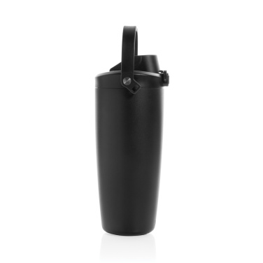 Logo trade promotional merchandise picture of: Avira Ayala RCS re-steel duosip lockable crossbody tumbler