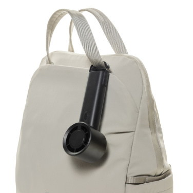 Logotrade promotional giveaway image of: Twist RCS recycled plastic re-chargeable portable fan