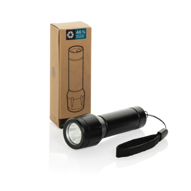 Logotrade promotional giveaway image of: Flara RSC recycled plastic USB-rechargeable torch