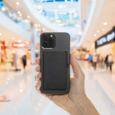 Logotrade promotional items photo of: Standard aluminium RFID magnetic phone cardholder