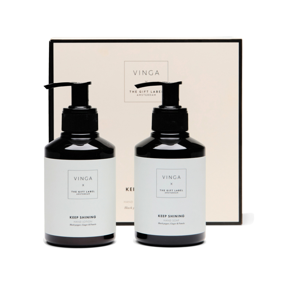 Logo trade promotional products image of: VINGA x TGL hand care gift set
