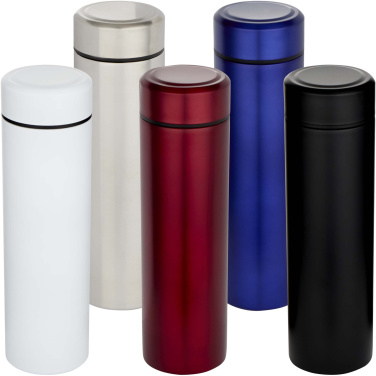 Logotrade promotional giveaway picture of: Taylor 450 ml double wall stainless steel flask with tea strainer