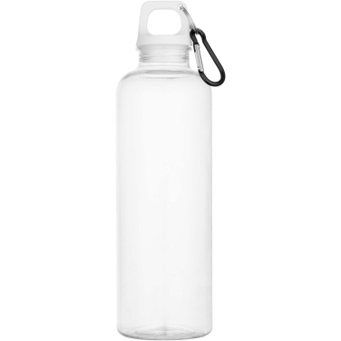 Logo trade promotional merchandise picture of: Oregon 750 ml RCS recycled plastic water bottle with carabiner