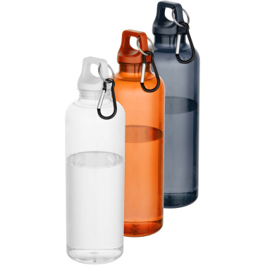 Logo trade promotional giveaway photo of: Oregon 750 ml RCS recycled plastic water bottle with carabiner