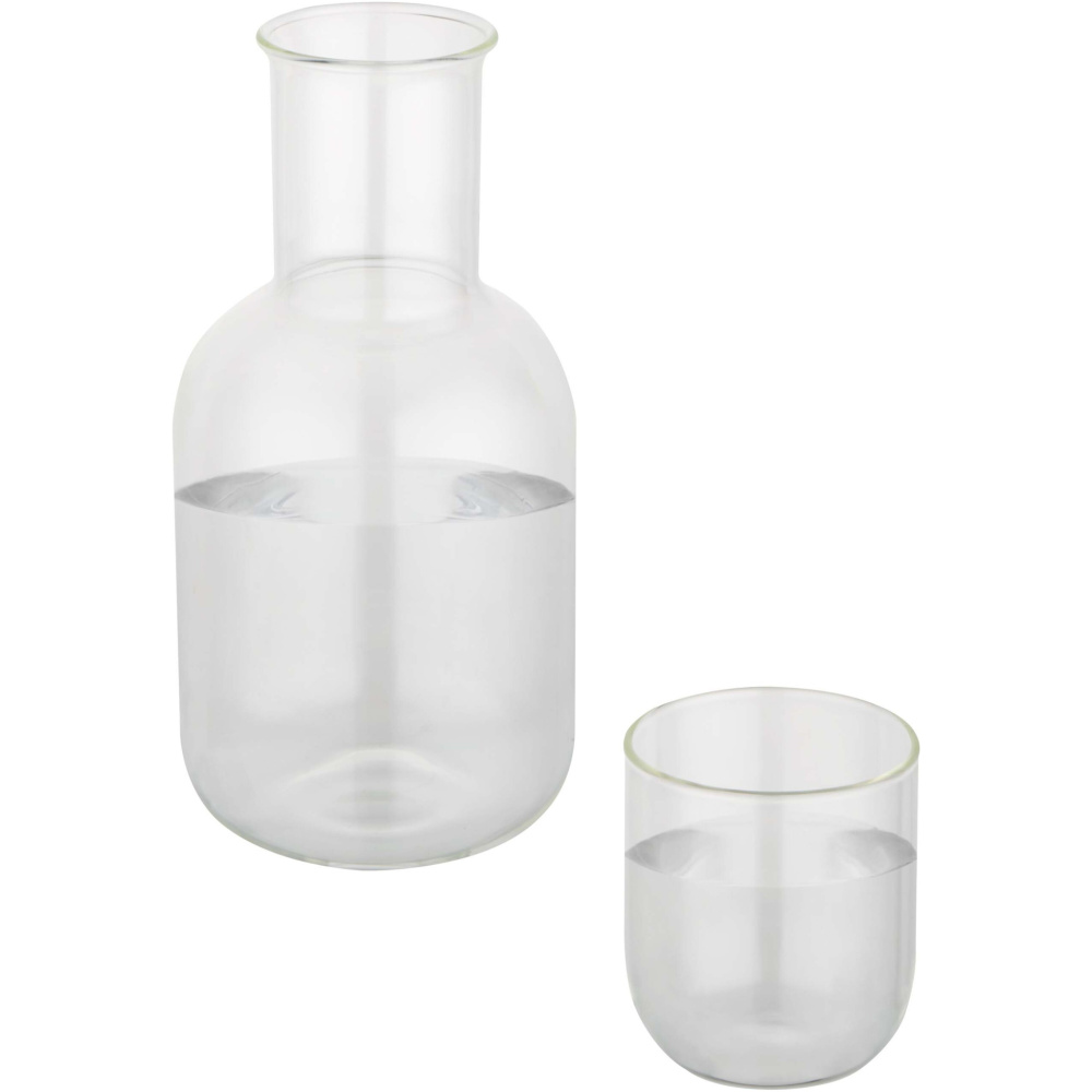 Logo trade corporate gifts picture of: Amelie glass carafe and cup set