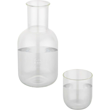 Logo trade promotional merchandise image of: Amelie glass carafe and cup set