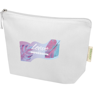 Logotrade promotional giveaway image of: Odisha 180 g/m² OCS organic toiletry bag 1L