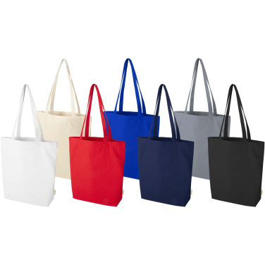 Logo trade promotional merchandise picture of: Odisha 270 g/m² OCS organic tote bag 10L