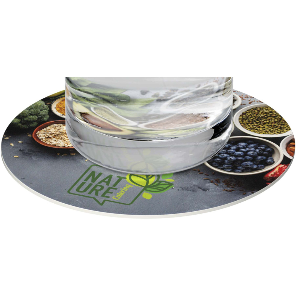 Logo trade corporate gift photo of: Lumin round coaster