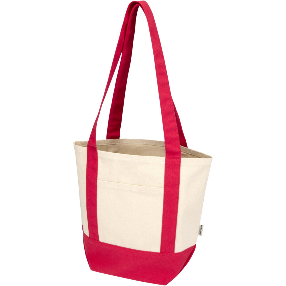 Logo trade promotional merchandise photo of: Sam 320 g/m² GRS recycled mini cotton tote bag