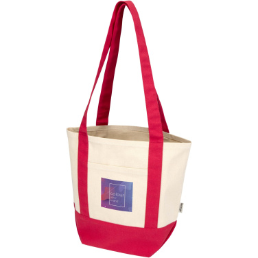 Logo trade promotional giveaways picture of: Sam 320 g/m² GRS recycled mini cotton tote bag