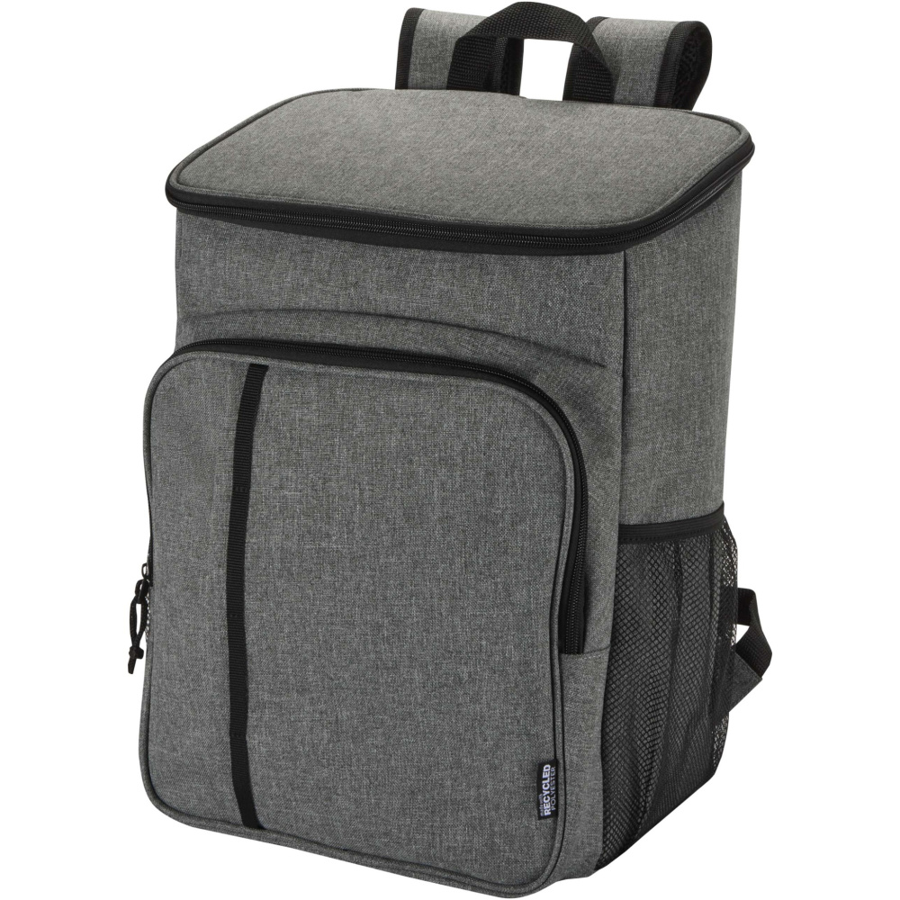 Logotrade corporate gift image of: Tundra GRS recycled picnic cooler backpack with cutlery set 20L