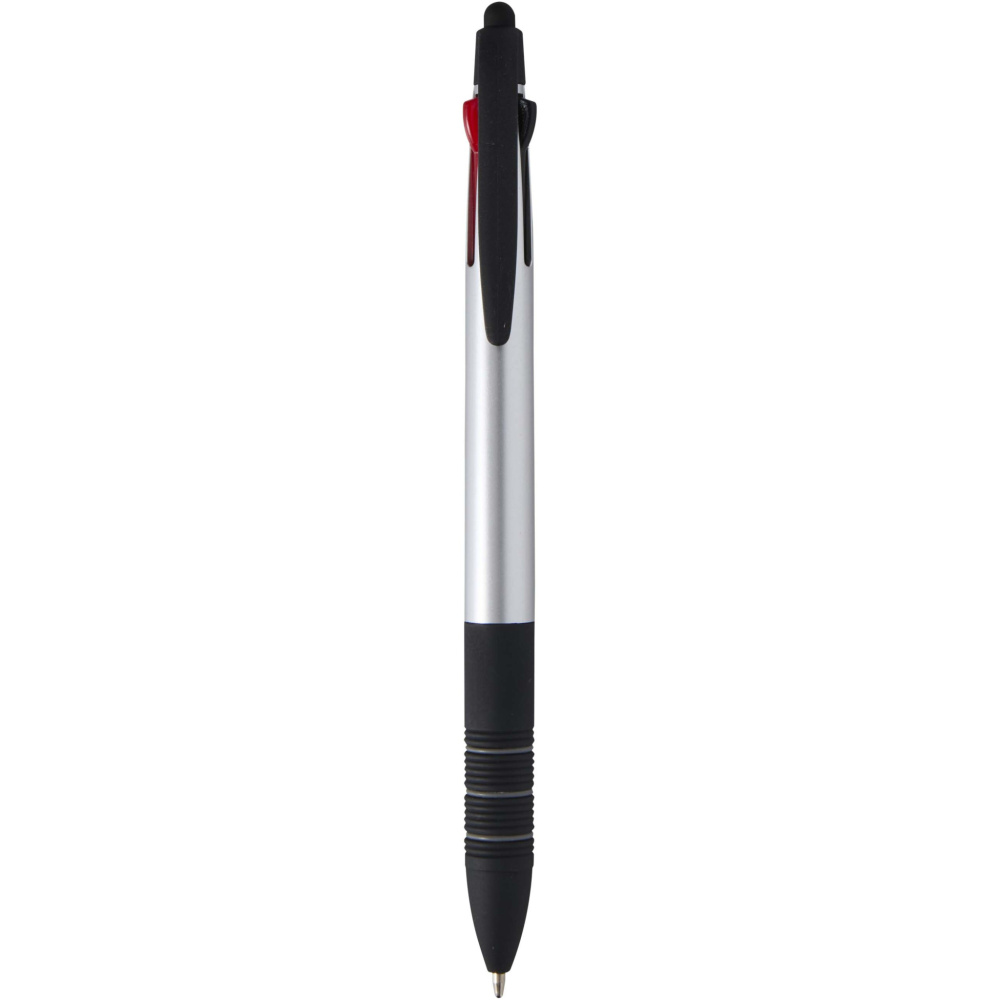 Logotrade advertising product image of: Trine 3-ink RCS recycled ballpoint pen with stylus