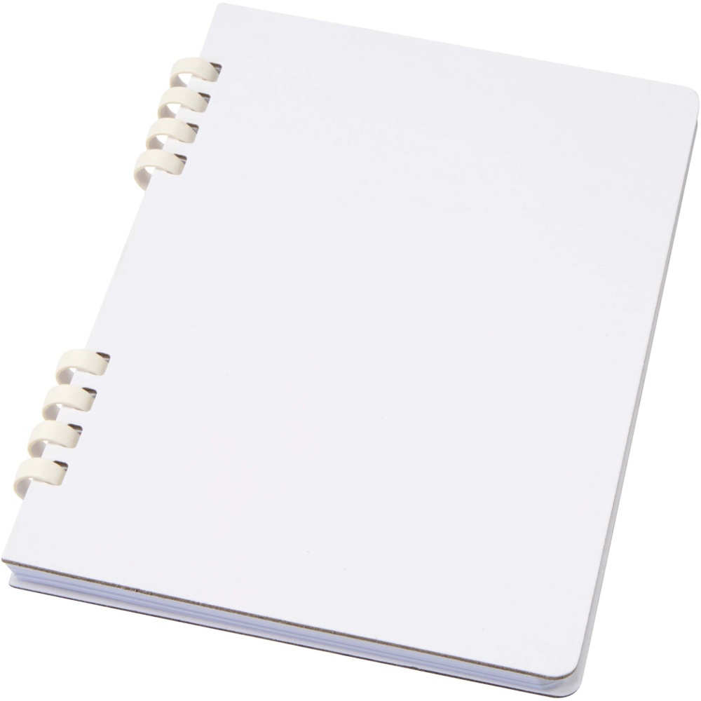 Logo trade promotional products image of: Fil A5 hard cover RCS recycled spiral notebook