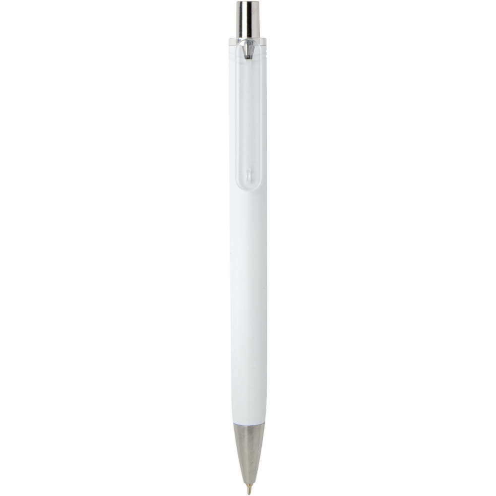 Logotrade corporate gift image of: Feld RCS recycled ballpoint pen with metallic finish (black ink)