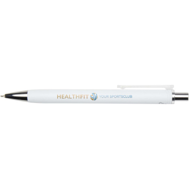 Logotrade promotional merchandise image of: Feld RCS recycled ballpoint pen with metallic finish (black ink)