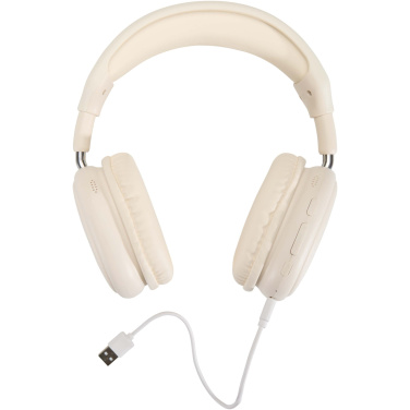 Logo trade advertising products image of: Alzir recycled plastic over-ear wireless Bluetooth® headset