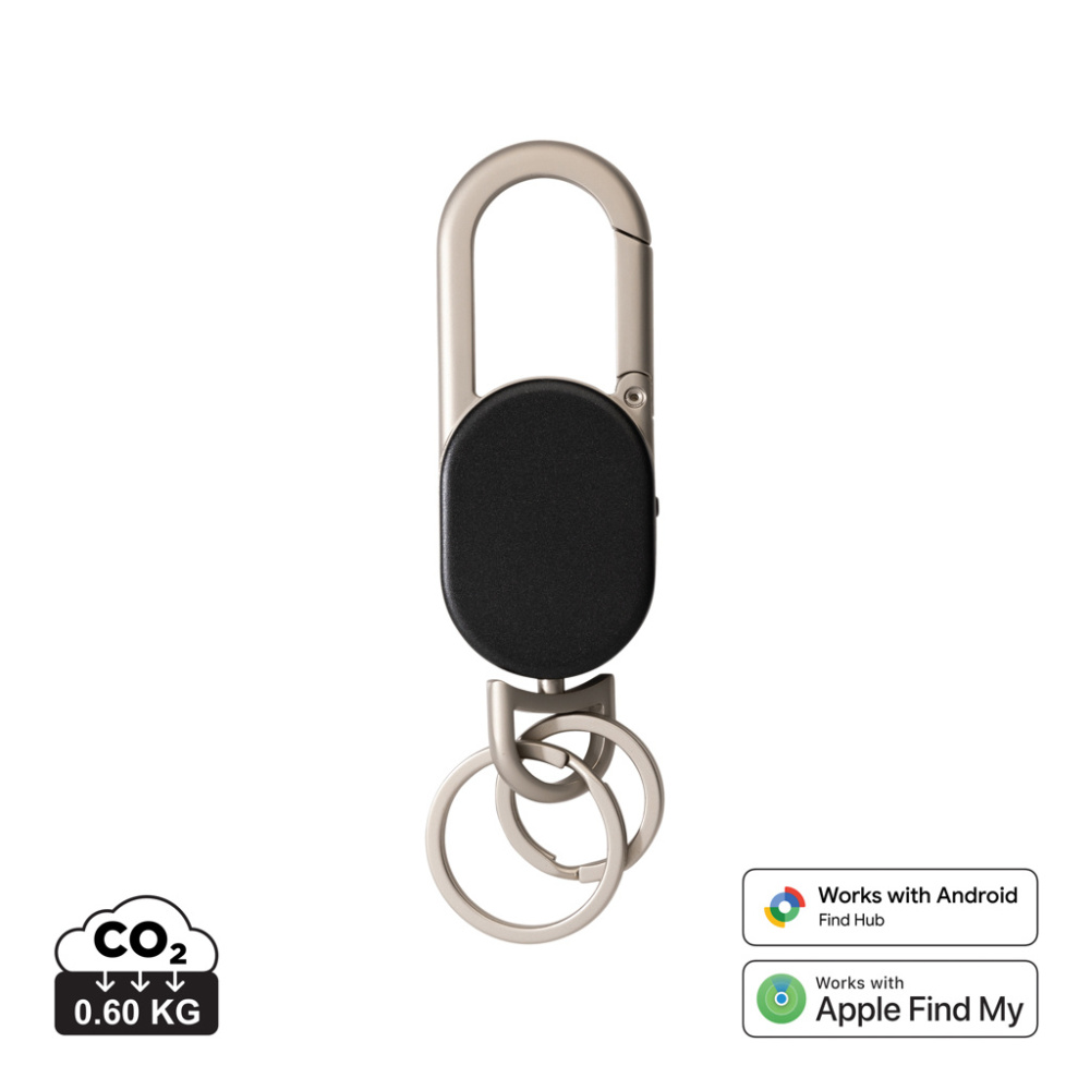 Logo trade promotional gifts picture of: Keyfinder Dual keychain with worldwide locating