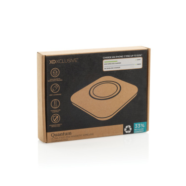 Logo trade advertising product photo of: Quantum ultra-fast 25W magnetic wireless charging pad