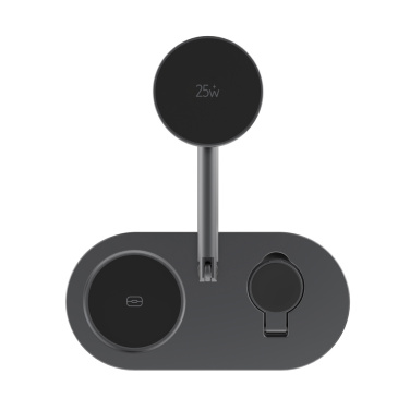 Logo trade corporate gift photo of: Quantum RCS ultra-fast 25W Magnetic desk wireless Charger