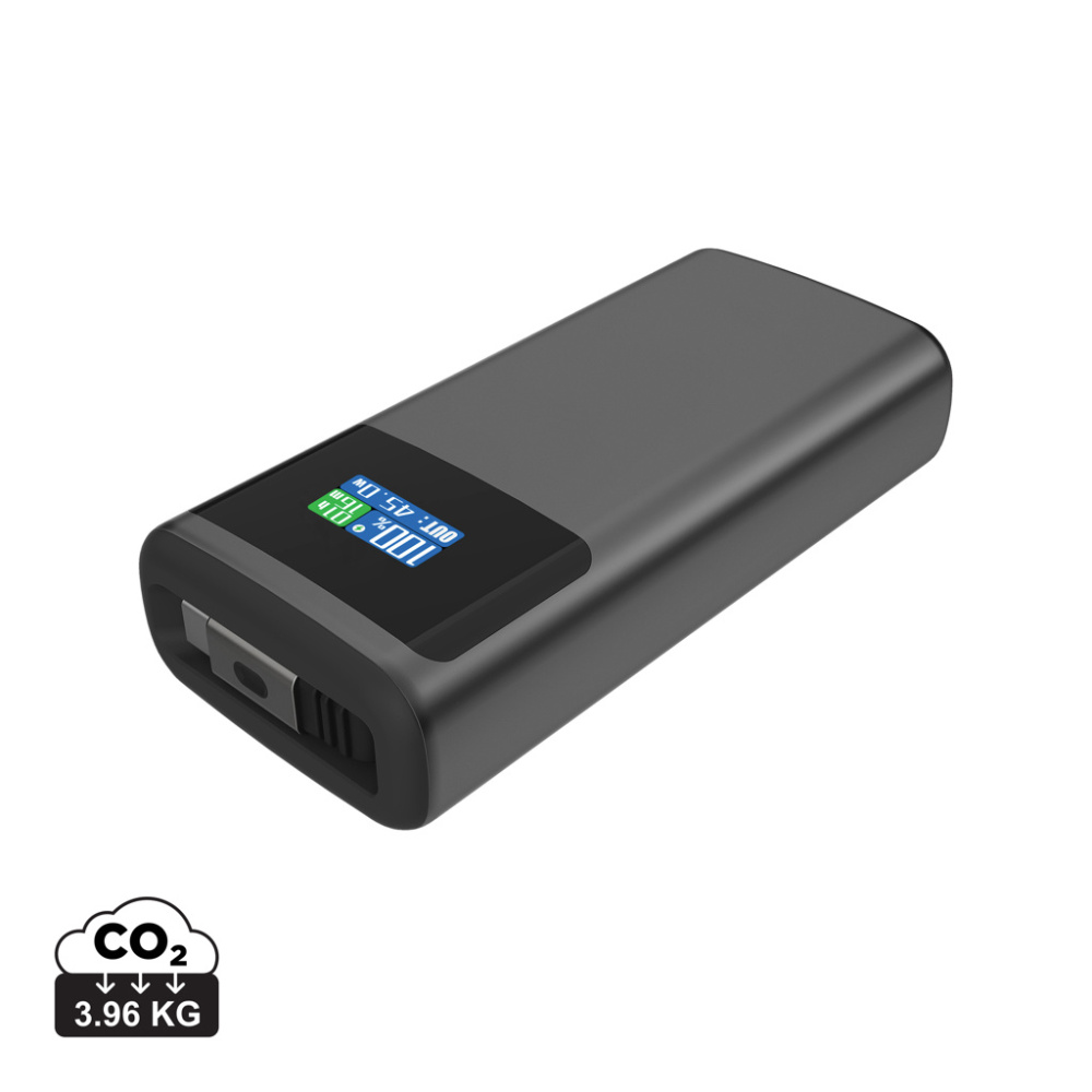 Logo trade advertising products picture of: Quantum RCS ultra-fast PD45W 10.000mAh powerbank with screen
