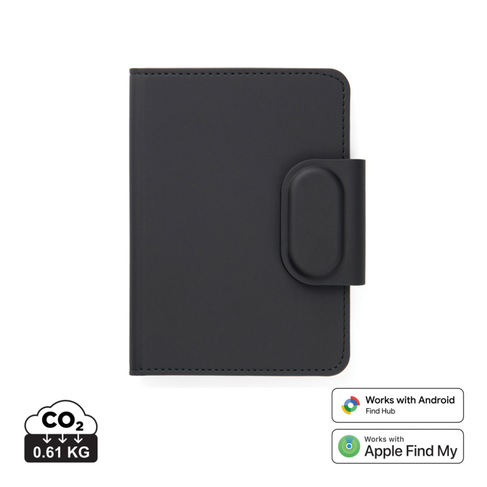 Logo trade corporate gift photo of: VINGA Baltimore RCS Passport Cover With Finder Dual