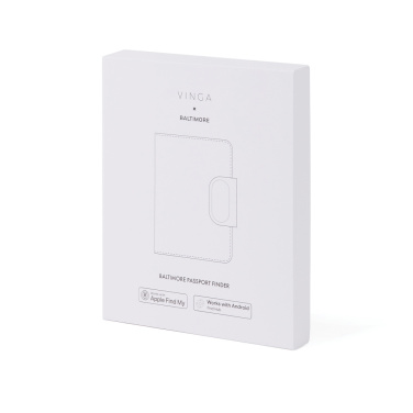 Logo trade promotional item photo of: VINGA Baltimore RCS Passport Cover With Finder Dual