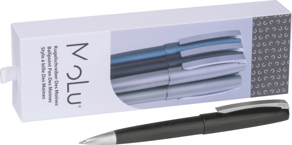 Logo trade promotional products image of: Metal ballpoint pen Des Moines MoLu