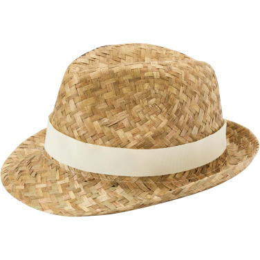 Logo trade promotional merchandise image of: Pricus straw hat